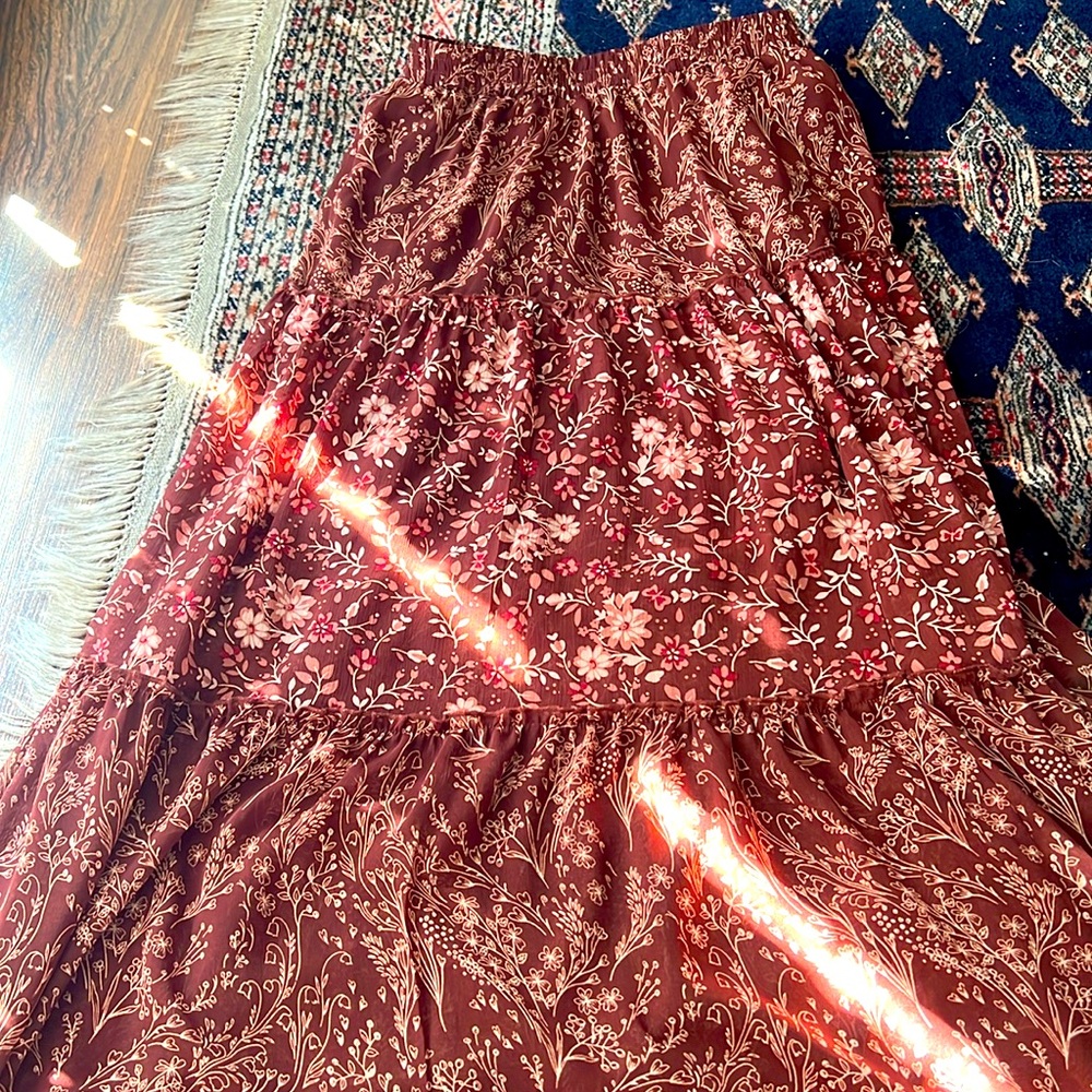 Floral BoHo Skirt